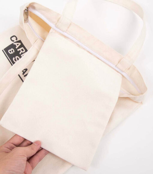 Túi tote vải Canvas SS2 Care & Share - Đen