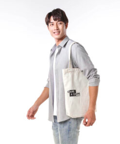 Túi tote vải Canvas SS2 Care & Share - Đen