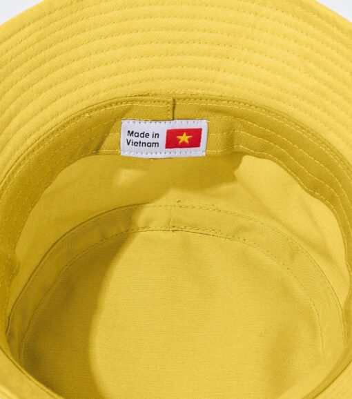 Mũ Bucket Hat thêu Care & Share Typo - Đen